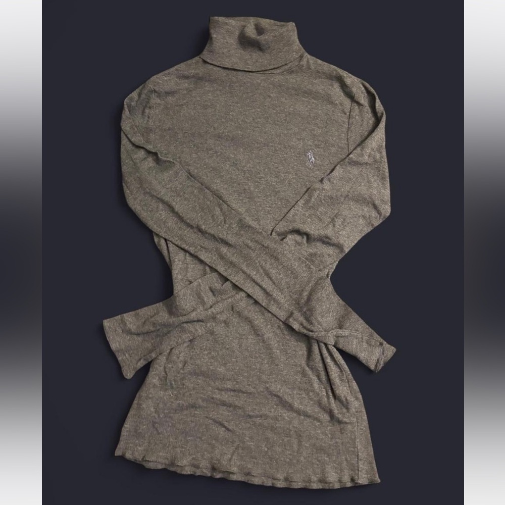 Women’s Ralph Lauren Gray Turtleneck Sweater